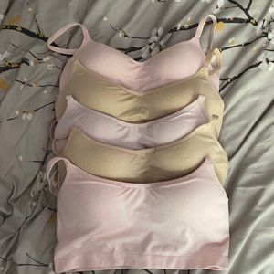 NWOT Girls L Maidenform Bras lot of 5